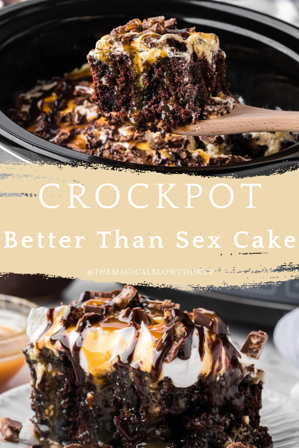 better than sex cake in a slow cooker and on plate.