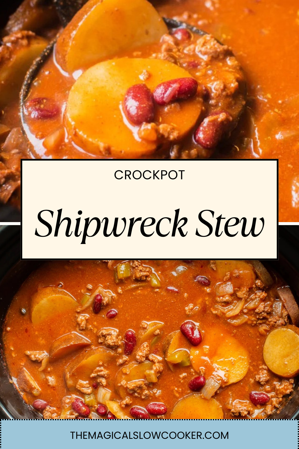 2 images of shipwreck stew.