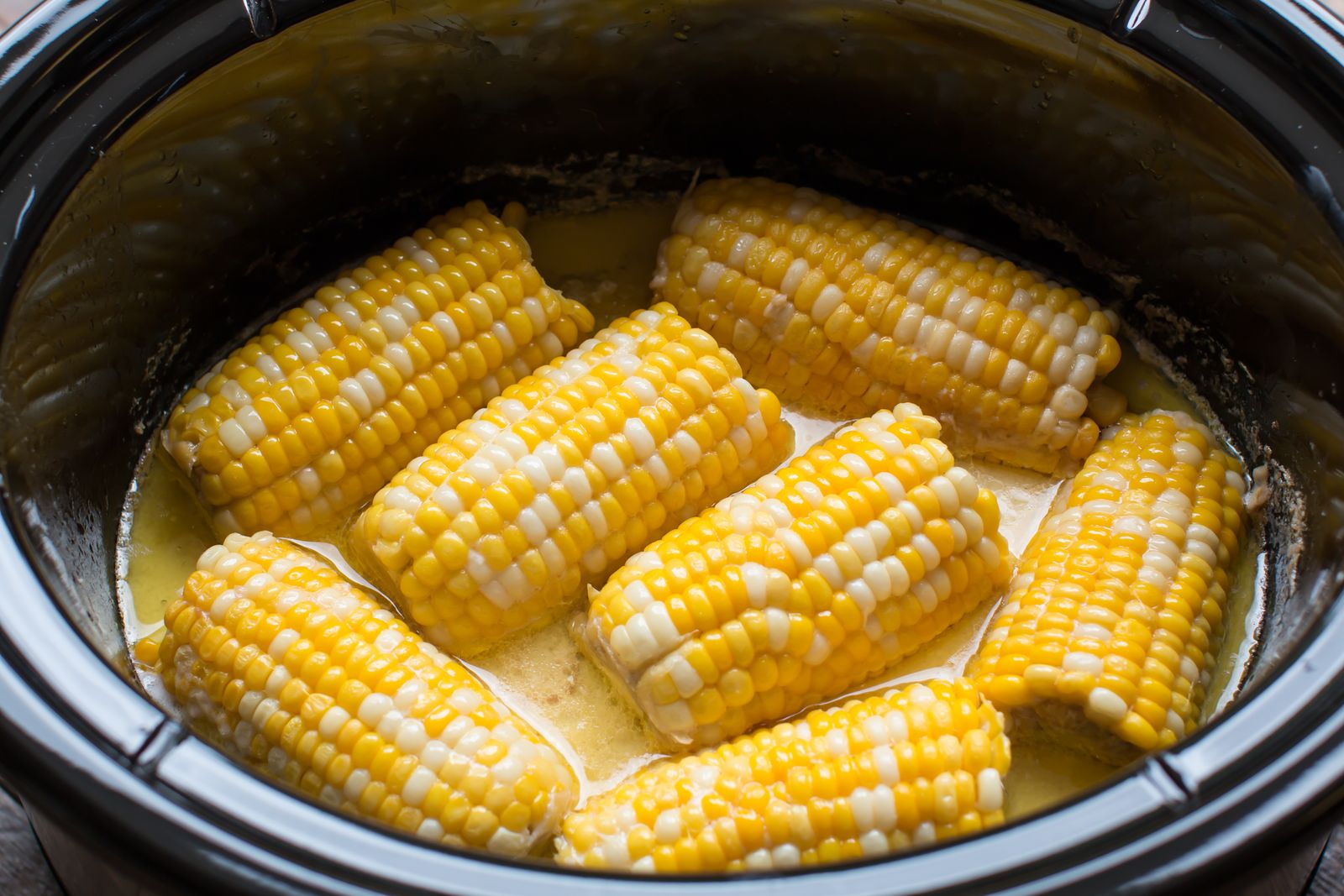 Slow Cooker Milk and Honey Corn on the Cob